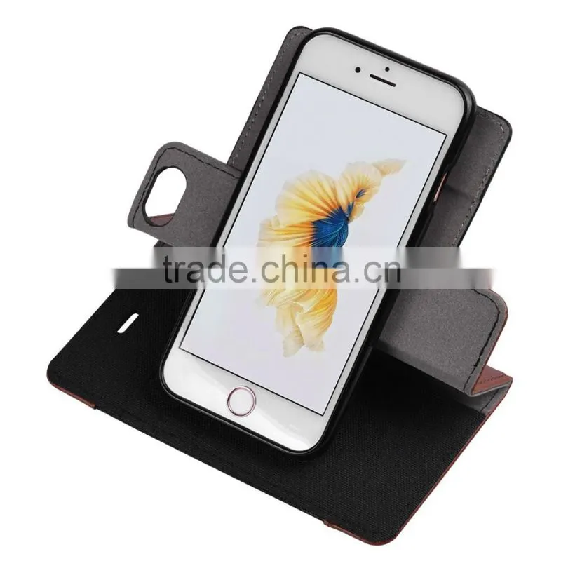 C&T Detachable 2in1 Leather Wallet Case Removable Cover for iPhone 7