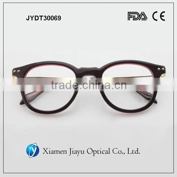 Custom Logo Round Spectacles Frame For Women
