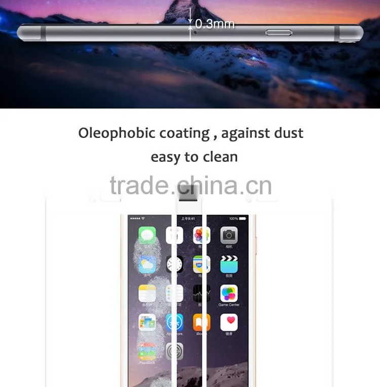 9h anti-scratch 2.5D glass screen protector for iphone 6