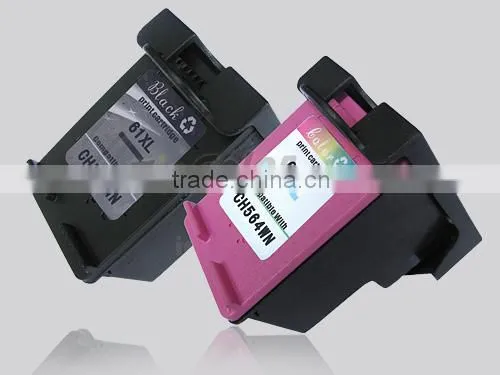 ISO Certificated Supplier Compatible HP61XL Color Ink Cartridge CH564W With Original Background