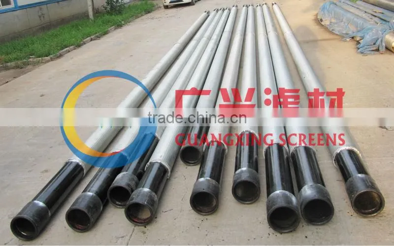 SS grade 8-5/8" thread Johnson type water well casing screen (manufacturer)