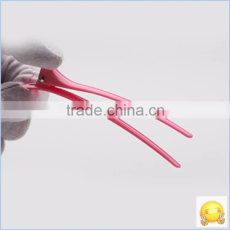 Good Quality Barber Shop Hair Clips For Hairdresser Plastic Salon Hair Section Clips Pin