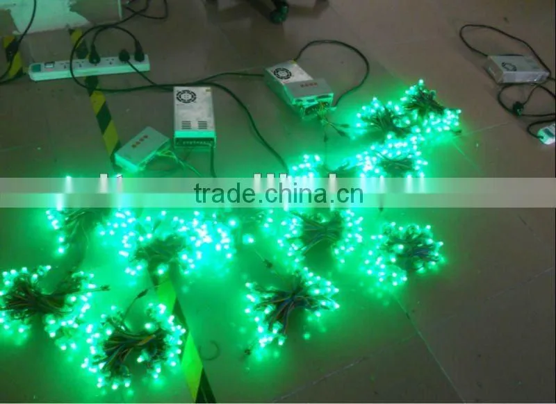 LED pixel module;WS2801 IC;IP68;DC5V;50pcs a string;13mm*13mm
