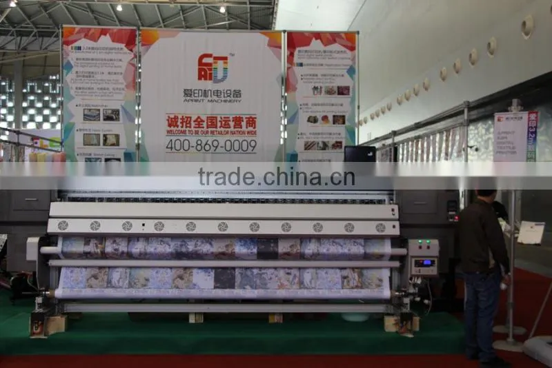 3.2m wide format industrial continuous feed digital inkjet direct to home textile printer machine with cheapest price on sale