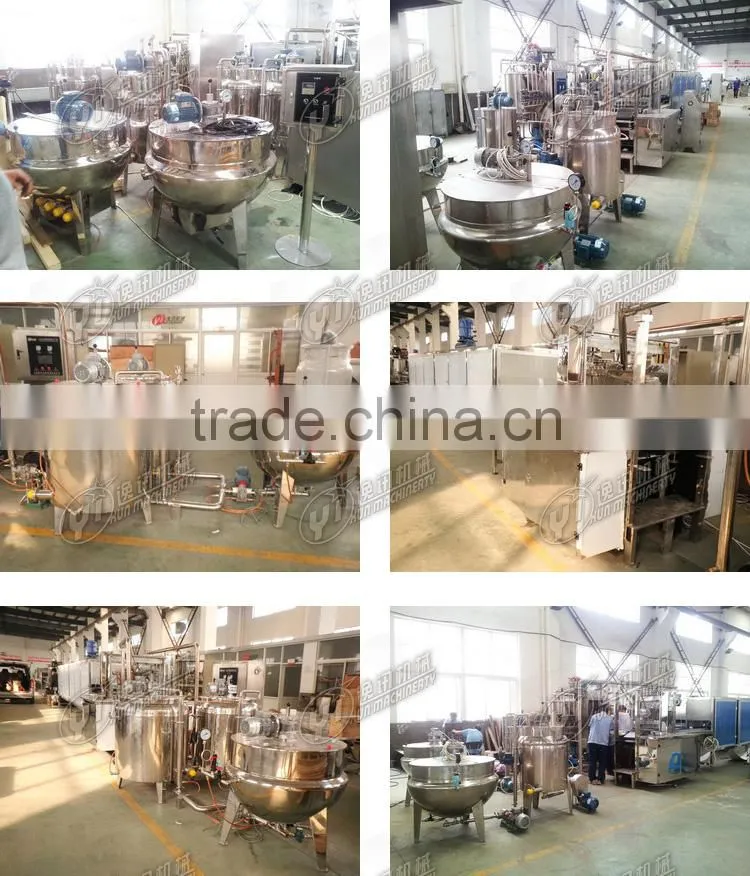 YX450 Factory price snack food professional CE peanut bar candy, jelly candy and hard candy making machine