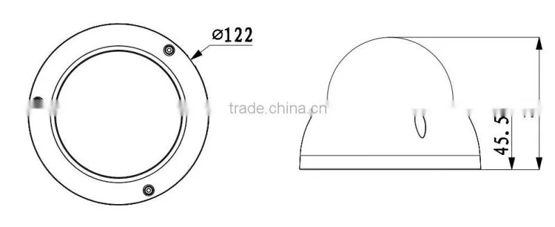 2016 Dahua IPC-HDBW4300R-Z 2.8mm ~12mm varifocal motorized lens network camera 3MP IR ip camera POE cctv camera