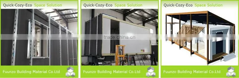 Comfortable Cost Efficient Plastic Timber House with Equipment