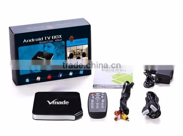 Amlogic S805 vmade Android t quad core Android 4.4 set top box