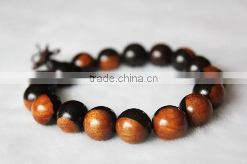 Artistic Red Sandalwood Beaded Bracelets 10mm