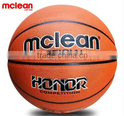 New arrival Durable PU Leather basketball customized