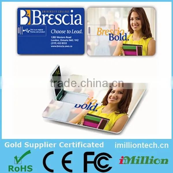 Bank credit card thumb drive usb