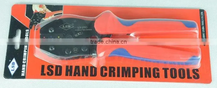 LY-03D Ratchet terminal crimping tool/plier for crimp insulated terminal and connector 0.5-6mm2