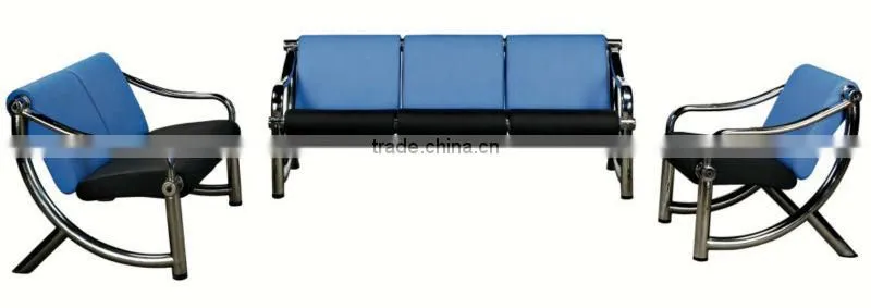 2014 Blue and Black Office Sofa Set Modean Leisure Sofa(TZ-B06)