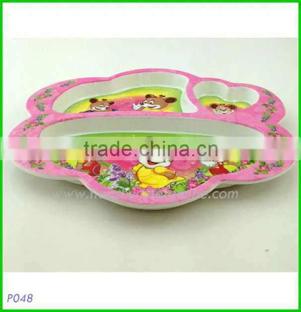 melamine kids dinner plate