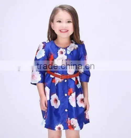 2016 stylish baby girl cheap flower girl dress satin material cheap latest dress designs for flower girls