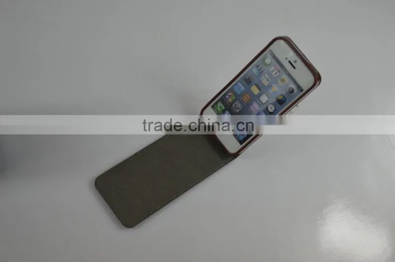 2016 Hot Sale New Style PU Leather case for iphone 6 with up and down flip cover case