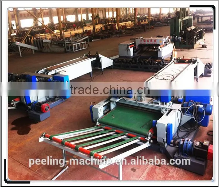 cnc wood lathe machine / wood veneer peeling