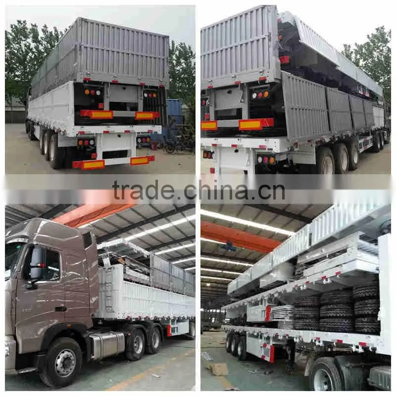 3 axle sidewall trailer semitrailer truck trailer