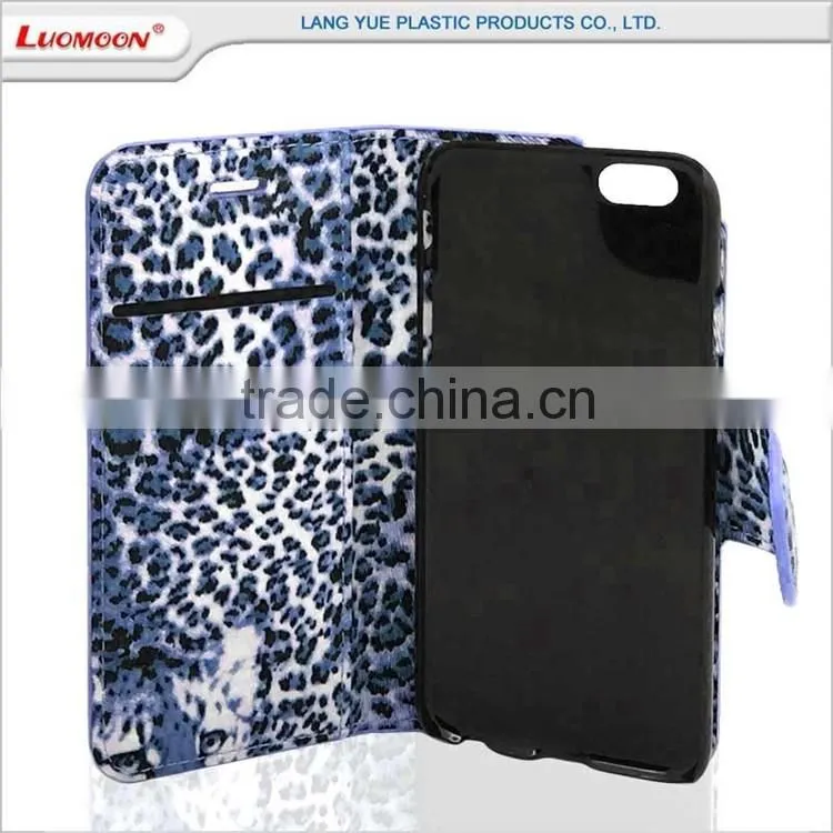 new products 2016 trending leopard pattern separable flip cover cell phone case with for lg k10 g3 g4 g5 g2 g1
