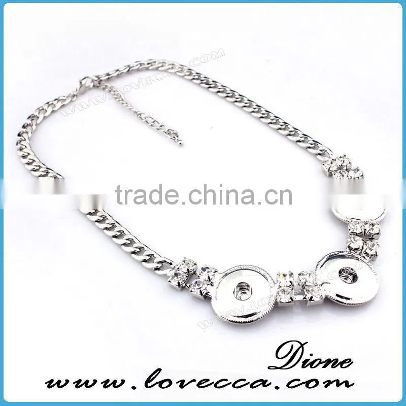 Women simple designs wholesale antique snap necklace for sale