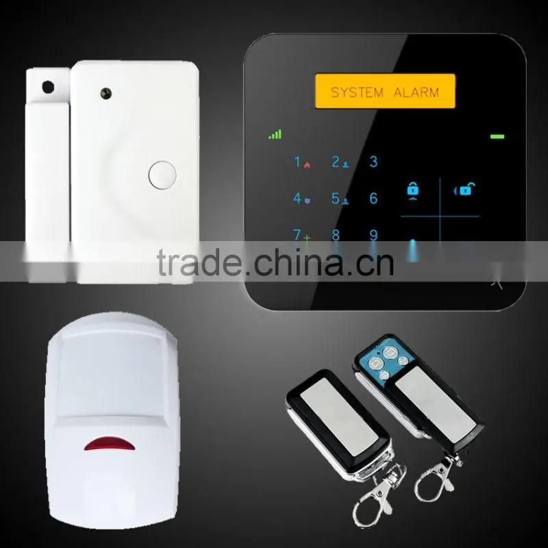 Newest GSM wireless auto dial mobile call gsm anti burglar alarm system security home wireless calling system