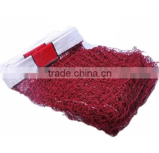 High Quality Nylon Standard Badminton Nets Professional Training Square Mesh Braided Badminton Net for Sports 6.0m * 0.76m