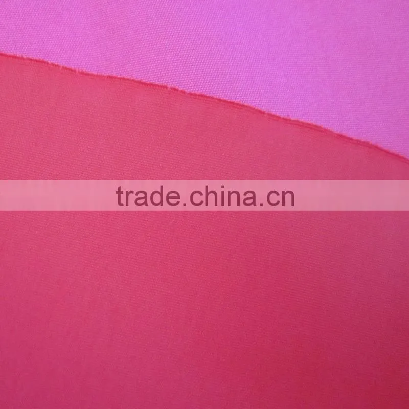 hot sale 100% polyester pongee fabric with PU coated