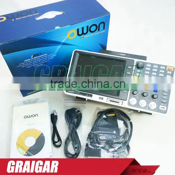 OWON MSO5022S Oscilloscope+Logic Analyzer 2 in 1 function,8 inch 640*480 100MHz DSO+16 channels LA DSO