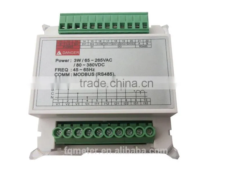 PM835 digital meter 3phase panel meter smart meter 485 in current meters