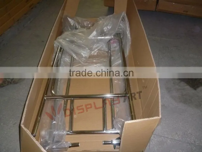 Double Rail Rolling Clothing Display Rack