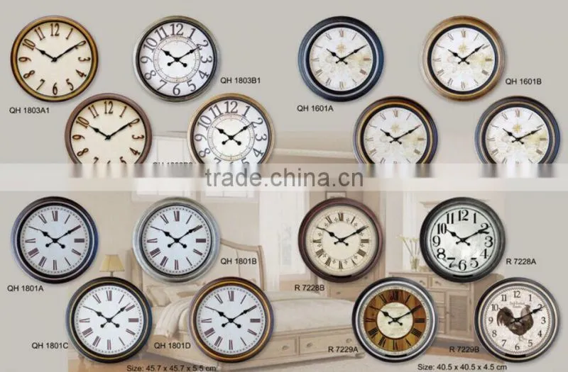 Interior Home Decorative Wall Clock Antique Watch Wall Clock