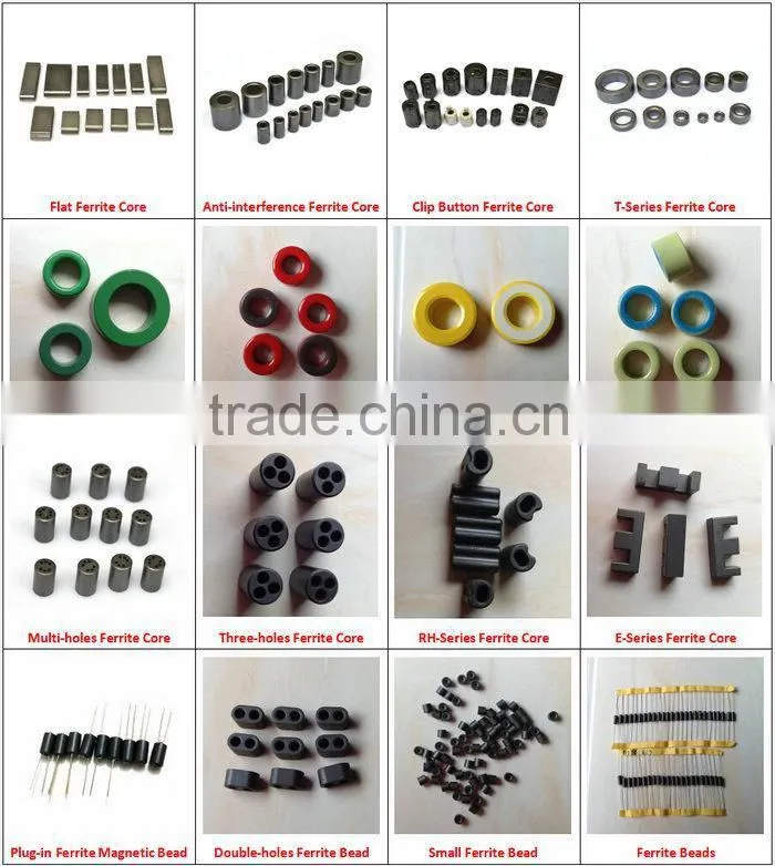 soft ferrite rod cores with different size in R shape