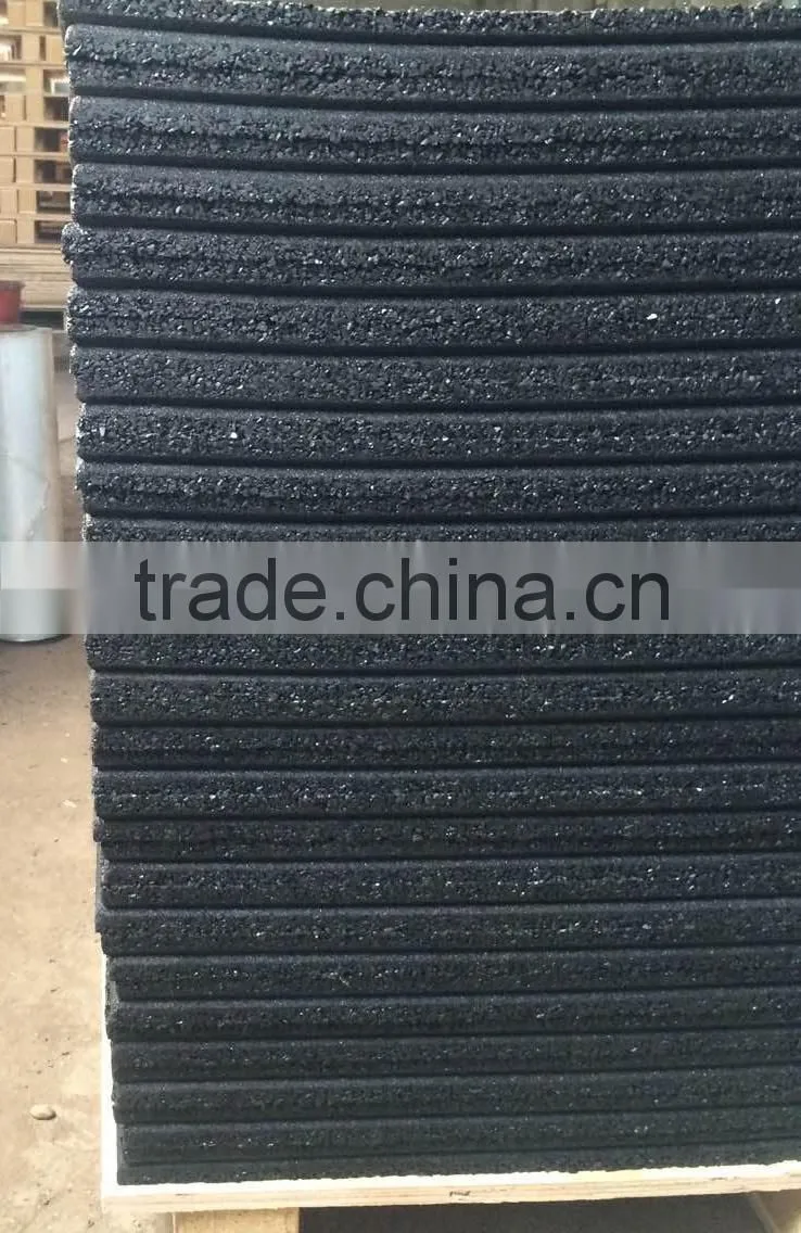 Factory Price Rubber flooring tile GYM rubber mat