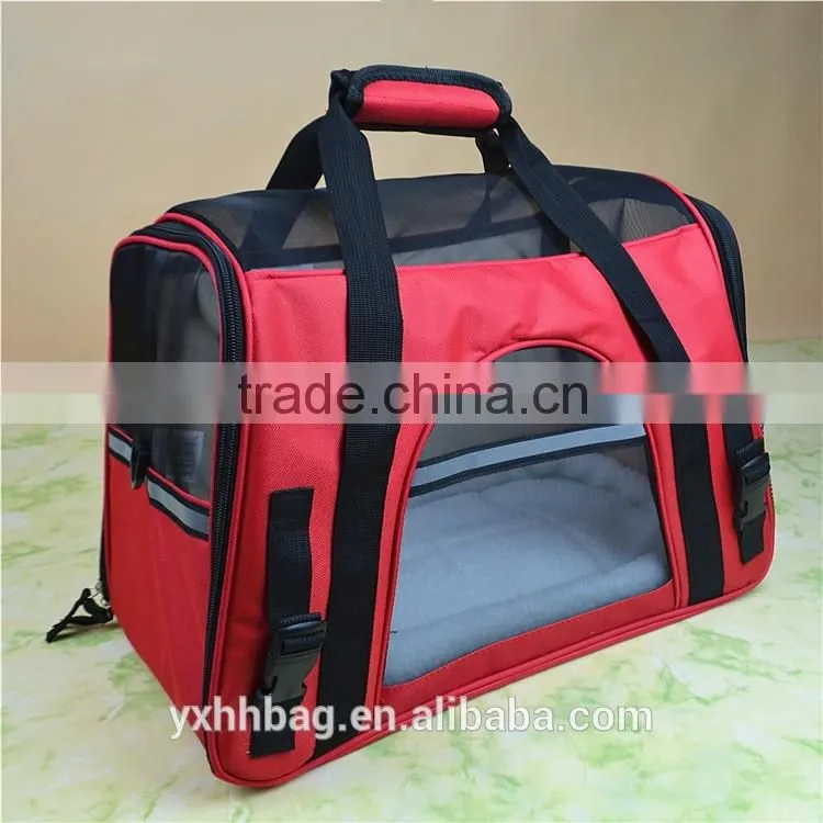 Lightweight fabric cage bag for pet carrier