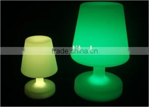 Multi color change rechargeable led table lamps