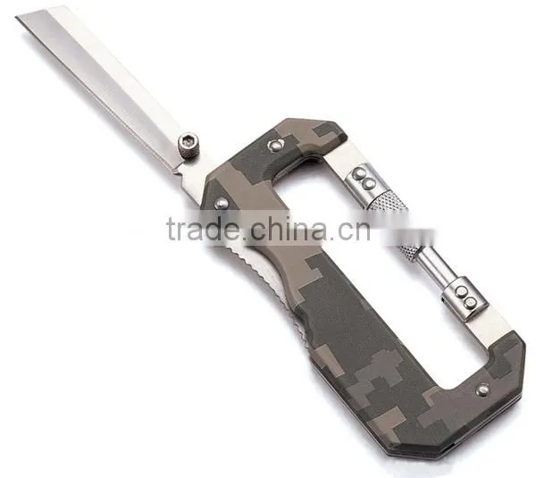 With Bottle Opener Multifunction Aluminum Carabiner Hook