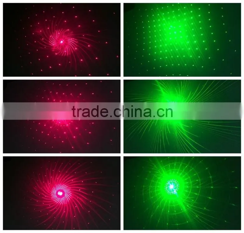 Latest design multi pattern mini laser stage lighting Projector with music controller