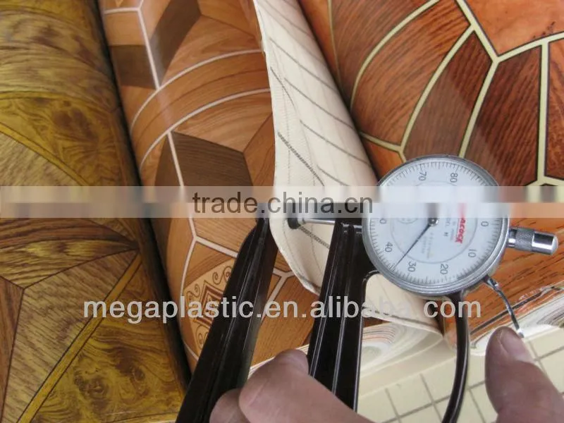 PVC sponge sport flooring for gym / vinyl flooring