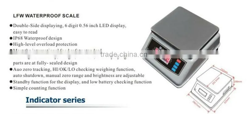 New design Digital Waterproof weighing machines
