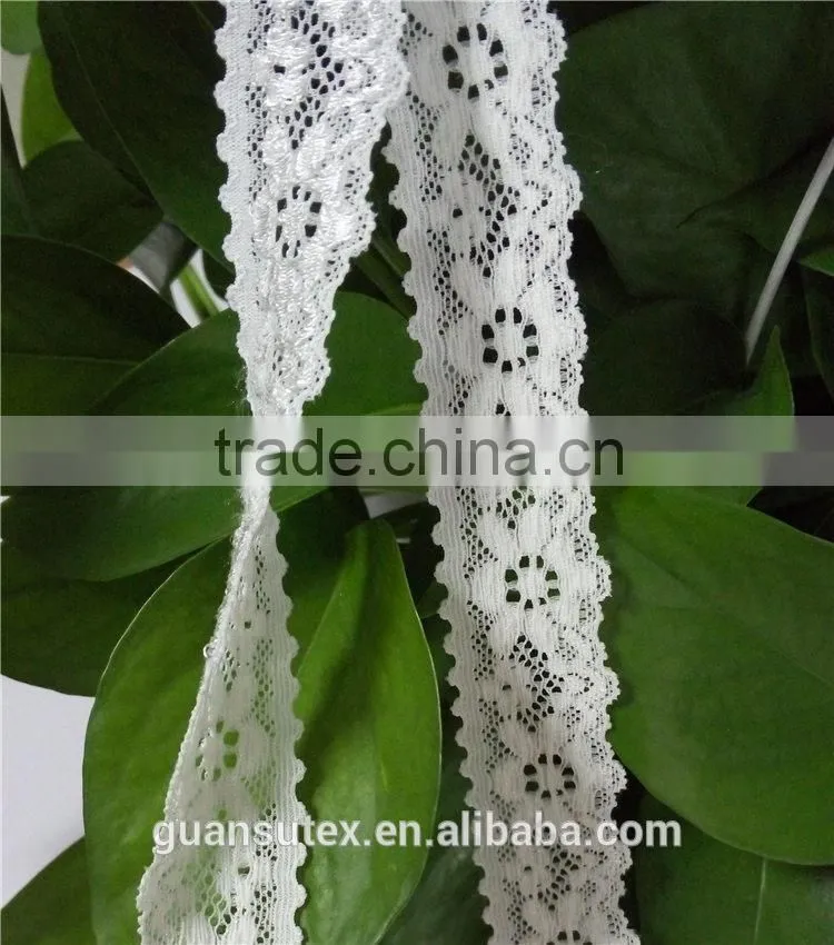 Tulle Lace French Net Lace White Flower Trimming For Girl Party Dresses