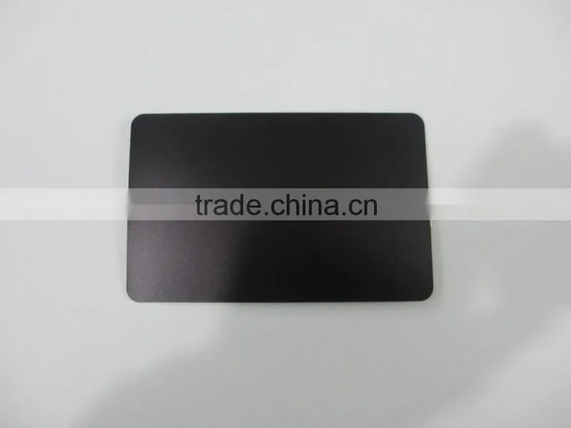 China welcomed high quality metal anodized aluminum metal black card
