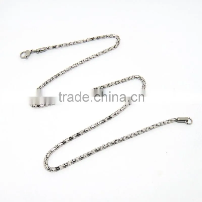 High quality stainless steel 304 fancy long chain necklace