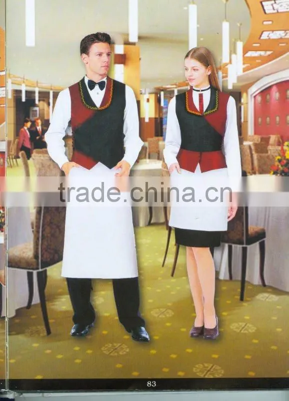 HOT selled cheap restaurant cleaning staff uniform