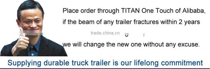 Titan Dry Cargos Transport Box Semi Trailer, Van Type Semi Trailer for Sale