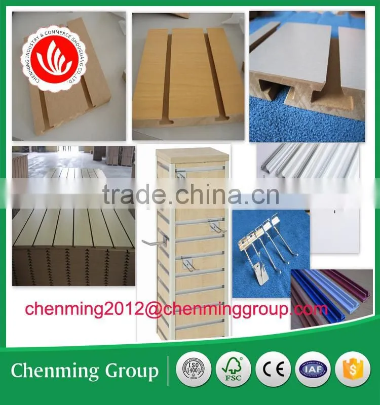 Melamine grooved mdf wall panels for furniture and decorative