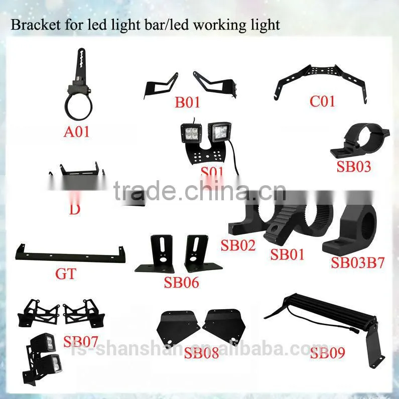 3" BULL BAR LED LIGHT BAR MOUNT 3" O TYPE FOR AURORA LED END MOUNT RIGID GREAT WHITE