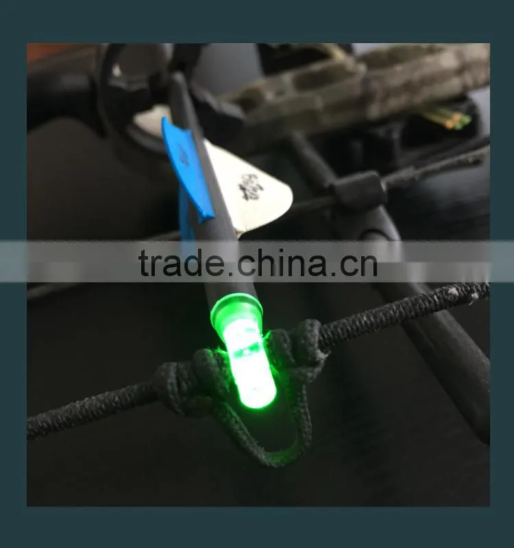 Automatically Lighted nock compound bow led lighted arrow nock