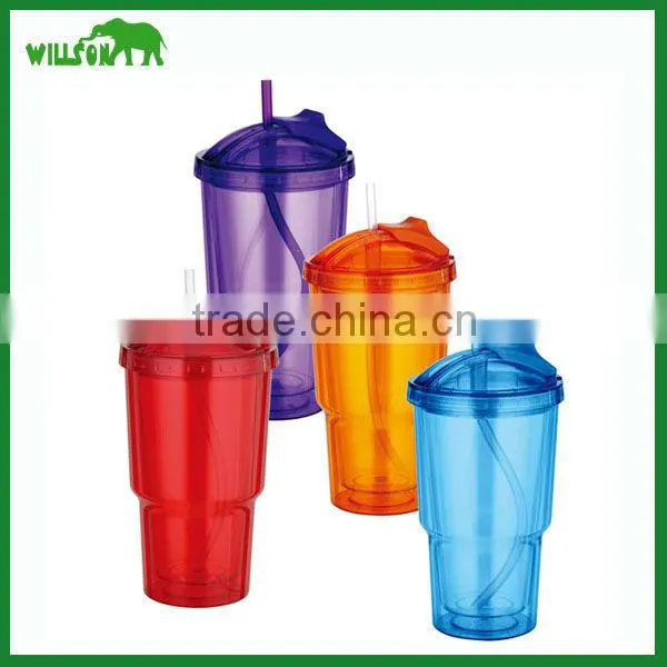 16oz plastic cup with lid plastic coffee cup eco cup