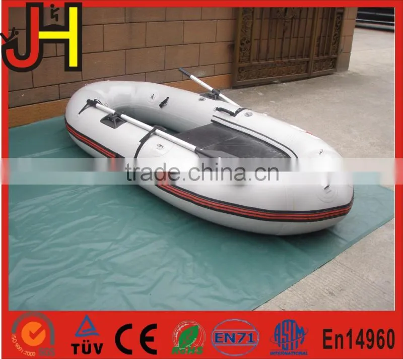 1 Set Portable Inflatable Fishing Boat High Quality PVC Rubber Boat Fishing Boat with Paddles