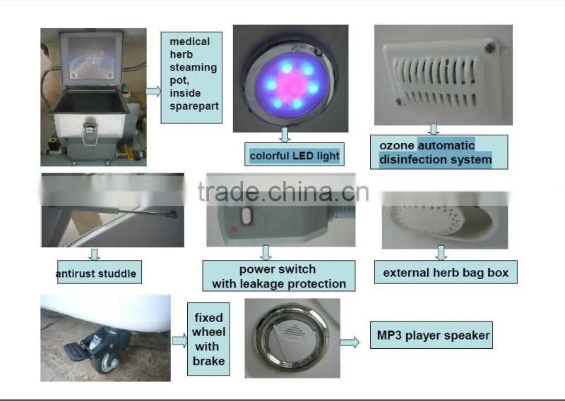 Professional spa capsule hydro massage